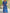 WW | Asymmetrisches Kleid mit kurzen Ärmeln und V-Ausschnitt