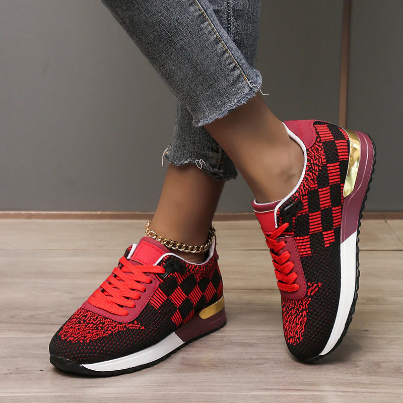 WW | Damen Sneaker Bequeme Laufschuhe Mit Rutschfester Sohle Und Modernem Design
