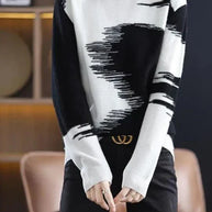 Tie-Dye-Pullover mit langen Ärmeln