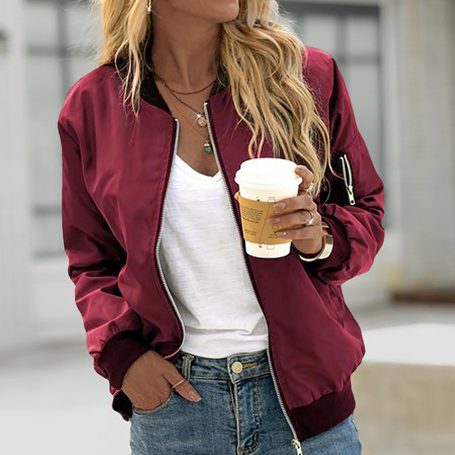 WW | Klassisches Lässiges Bomberjacke Damen