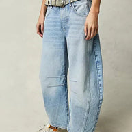 WW | Mitteltaillierte Röhrenjeans für Frauen