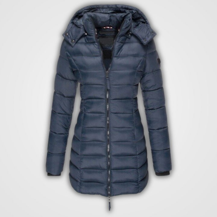 W&W Mode - Eleganter urbaner Stil Wintermantel für Damen mit Stehkragen