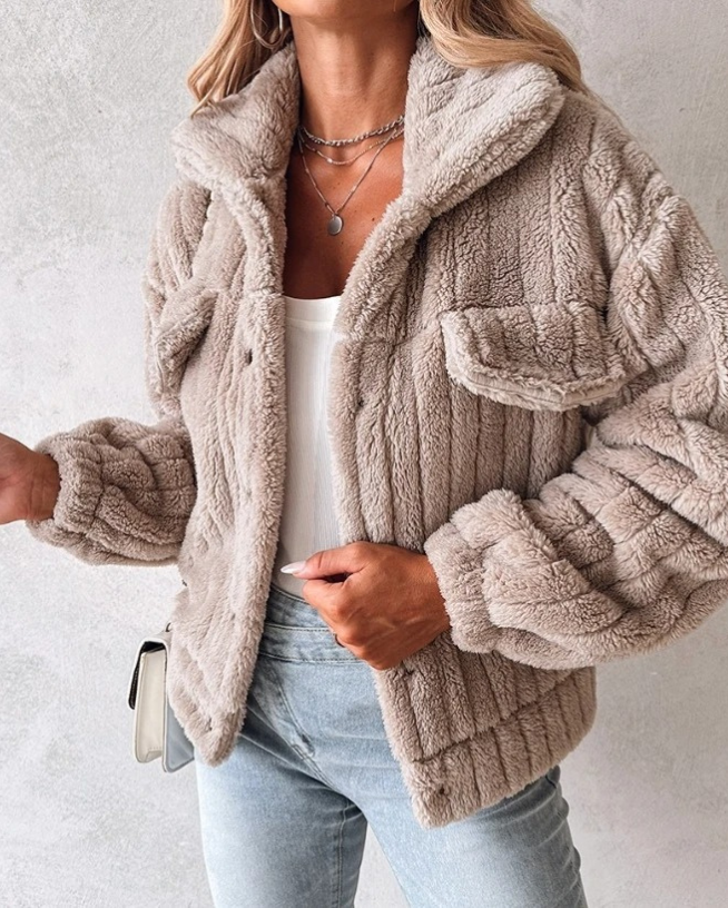 WW | Kuschelige Teddyjacke Für Damen