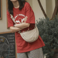 Halbmond-Crossbody-Tasche