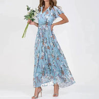 WW | Langes Sommerkleid mit Blumenmuster