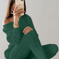 WW - Strick-Schulter-Hosen-Set