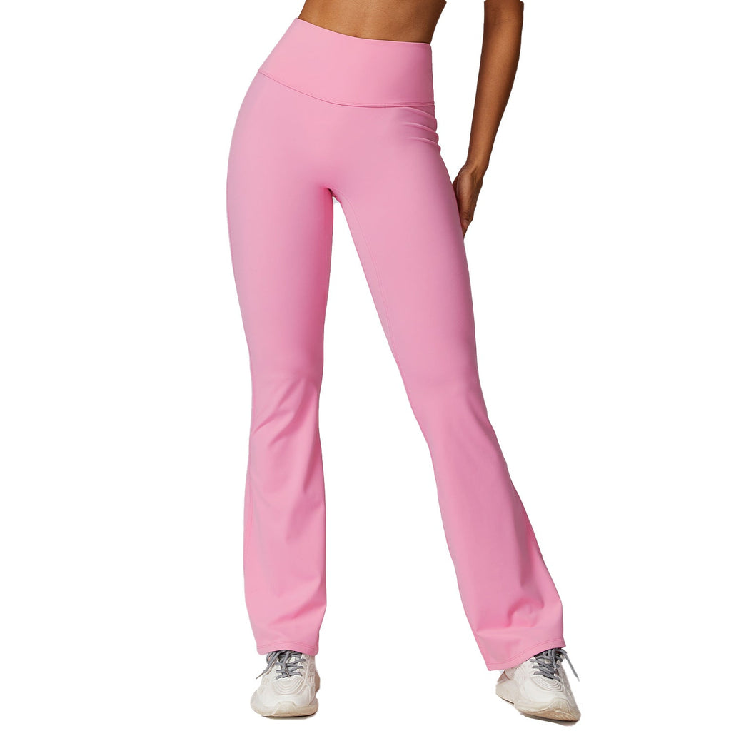 WOLFF | Stylische Fitness Hohe Taille Flare Yoga-Hose