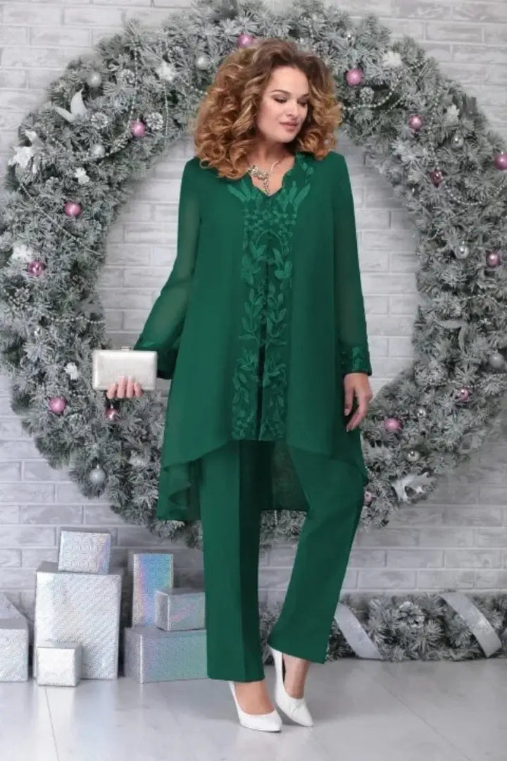 W&W Mode | 3 Teilig Chiffon Brautkleid Satz Für Damen