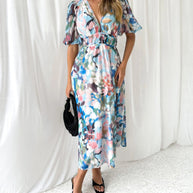 WW | Elegantes Blumen-Maxi für Damen