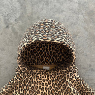WW | Leopardenmuster Hoodie und Jogginghose Set für Damen