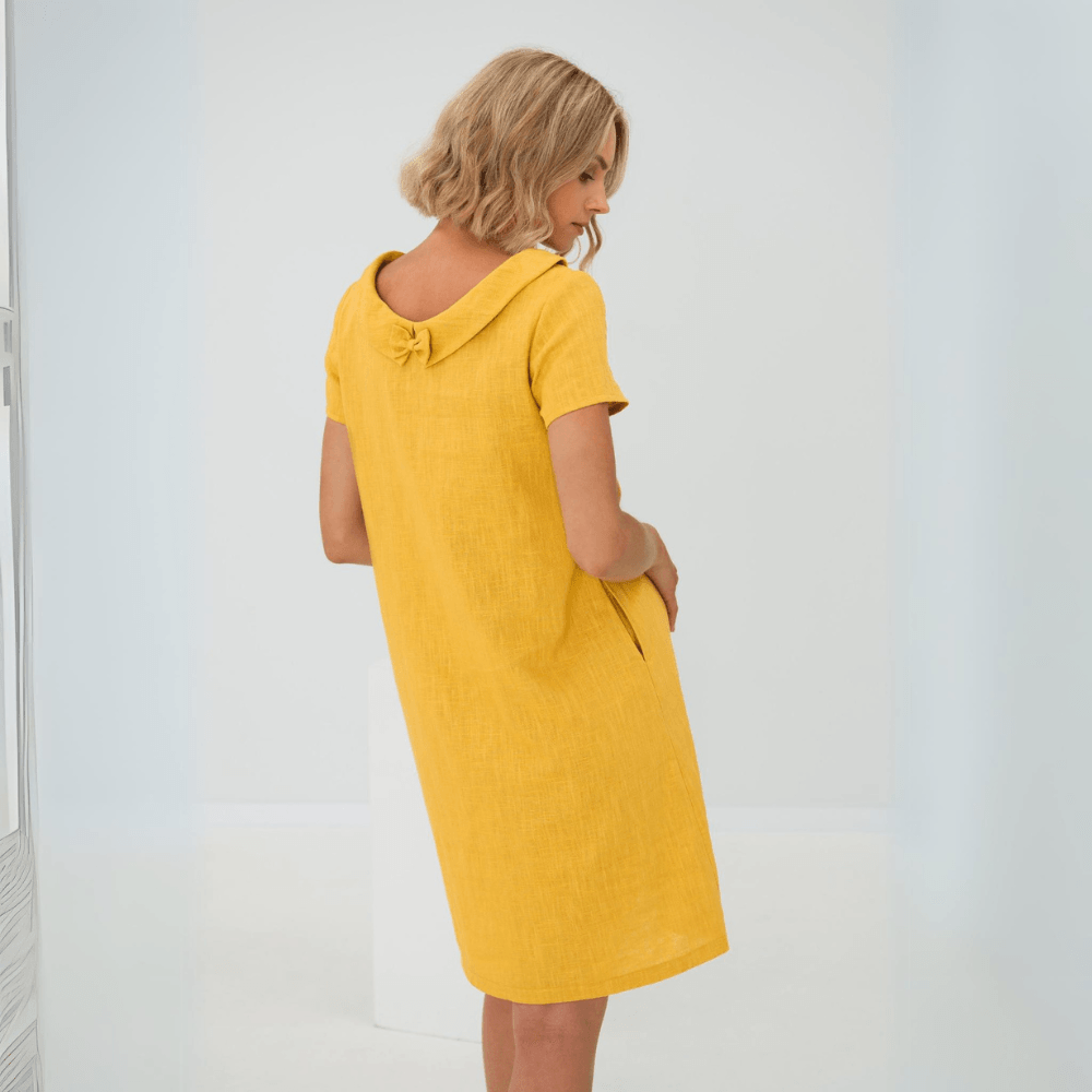 W&W Mode | Lässiges Leinenkleid Für Damen