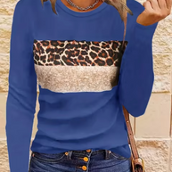 WW | Langarm-T-Shirt mit Leopardenmuster