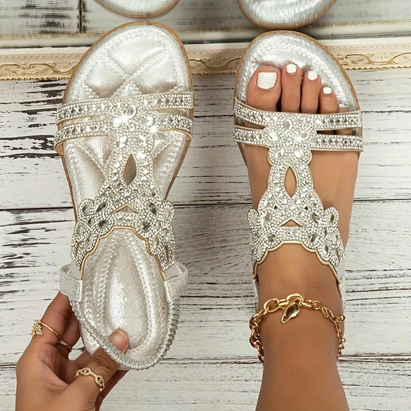 W&W Mode | Trendige Strass Sommer Sandalen Für Frauen