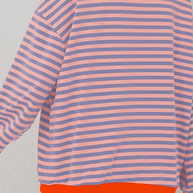 WW | Lässiges Gestreiftes Sweatshirt Mit Kontrastierenden Akzenten Für Damen
