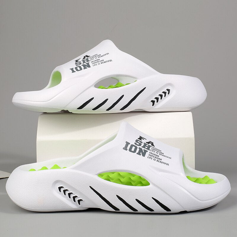 WW | Luxus Orthopädische Herren Badeschuhe Mit Weichem Fußbett Und Rutschfester Sohle