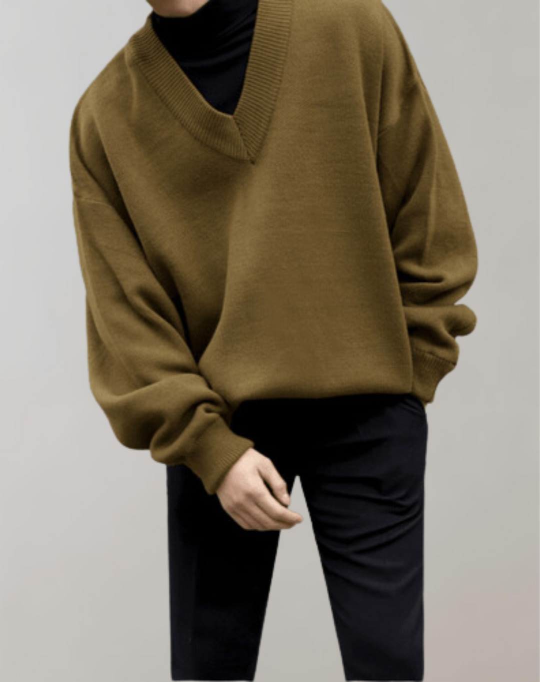 W&W Mode | Pullover mit V-Ausschnitt