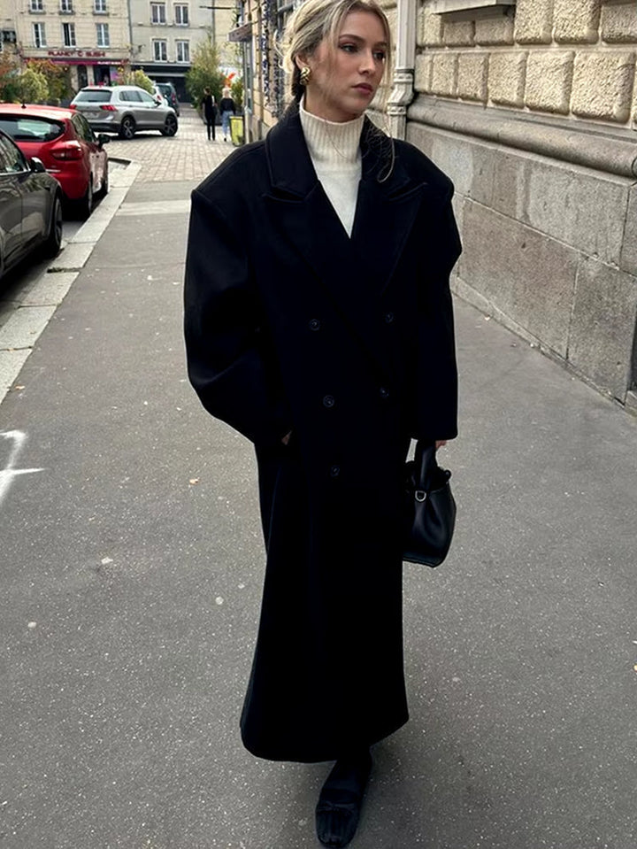 W&W Mode | Langer Übergroßer Mantel Für Damen