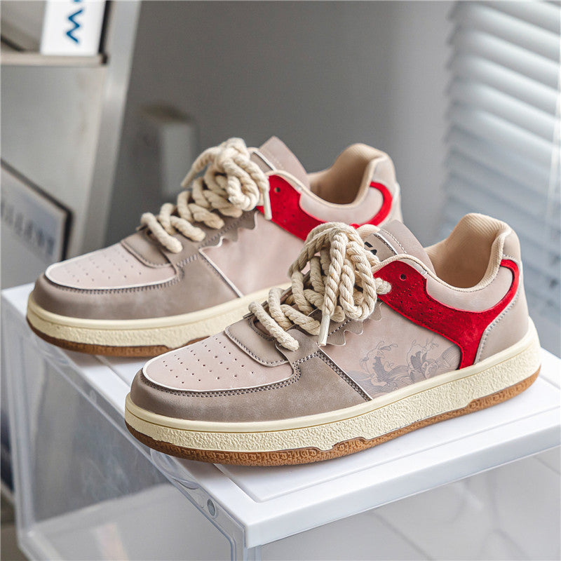 WW | Bequeme Herren Sneaker Mit Dicker Sohle