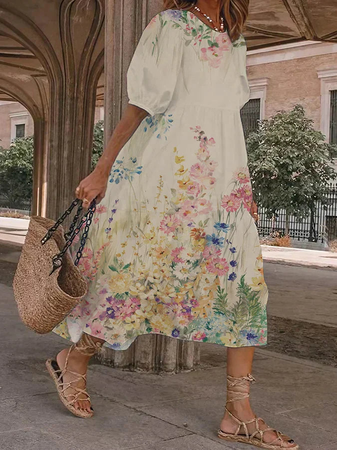 WW | Freizeitkleid mit Blumenmuster für Damen Arte