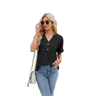 WW V-Ausschnitt T-Shirt
