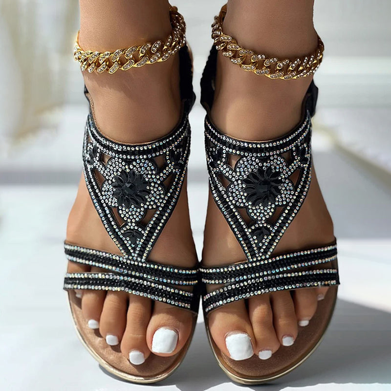 WW - Strass Freizeit Sandalen