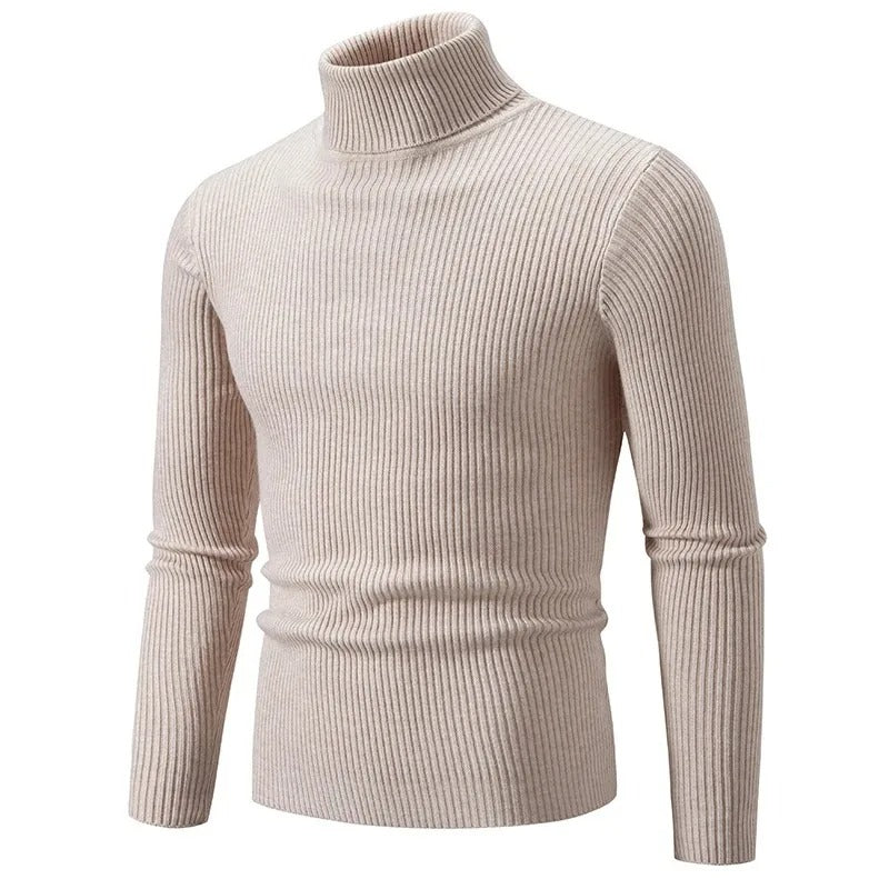 WW | Gestreifter Rollkragenpullover für den Winter