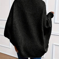 WW | Lässige Oversized Gestrickte Weste Für Damen