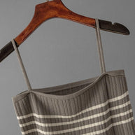 WW | Bequemes Strickset Mit Streifen