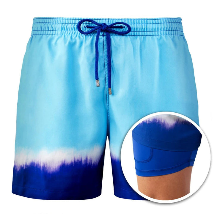 W&W Mode | Doppellagige Strandshorts Für Herren