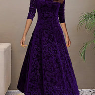WW - Elegantes ausgestelltes A-Linien-Kleid