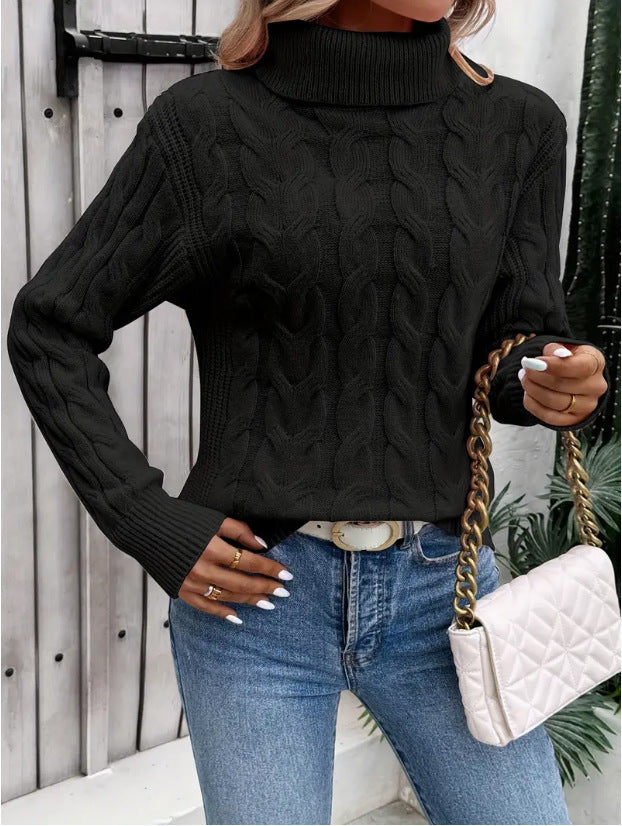 WW | Rollkragenpullover Mit Zopfmuster Für Damen