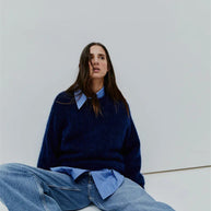 WW | aus Mohair - oversized Damenpullover
