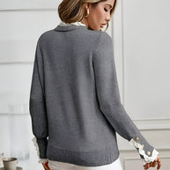 WW | Bequemer & Eleganter Pullover mit Knopfverschluss