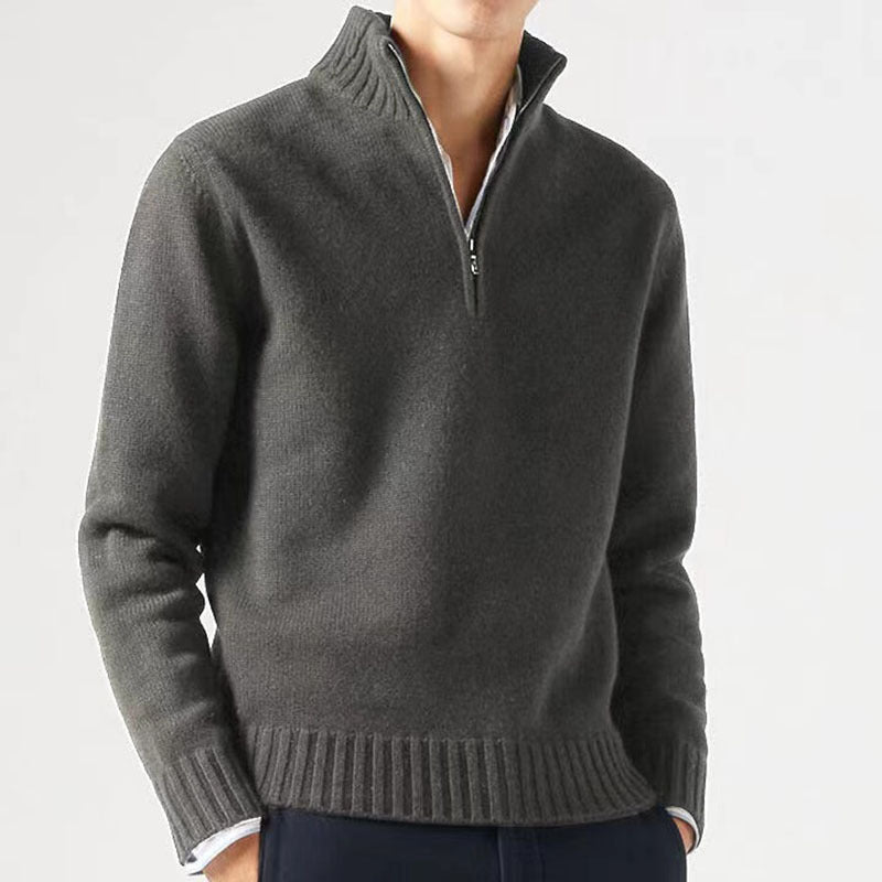 WW | Stylischer Zipper Pullover Für Herren