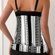 WW | Tankini-Set mit Streifen und Punkten