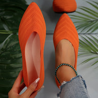 WW | Ballerinas für Damen Slip On Atmungsaktive Wohnungen