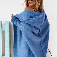 WW | gestrickte Cardigan - oversized Damenpullover