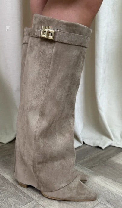WW | Verschluss Hosen Stiefel Reiterstiefel Mittlere Wade