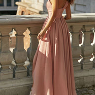 WW - Maxikleid mit schulterfreiem Design