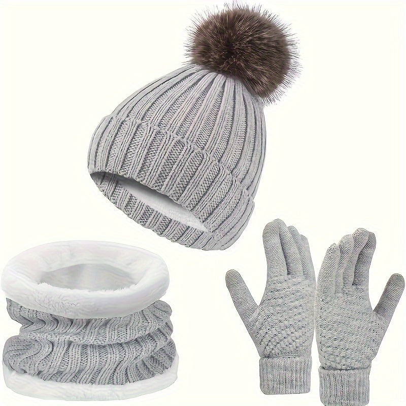 WOLFF | Lässiges Winter Bequemes 3-Teiliges Set für Frauen