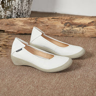 WW | Frühling und Sommer Damen Echtes Leder Schuhe Niedriger Mund Pumps