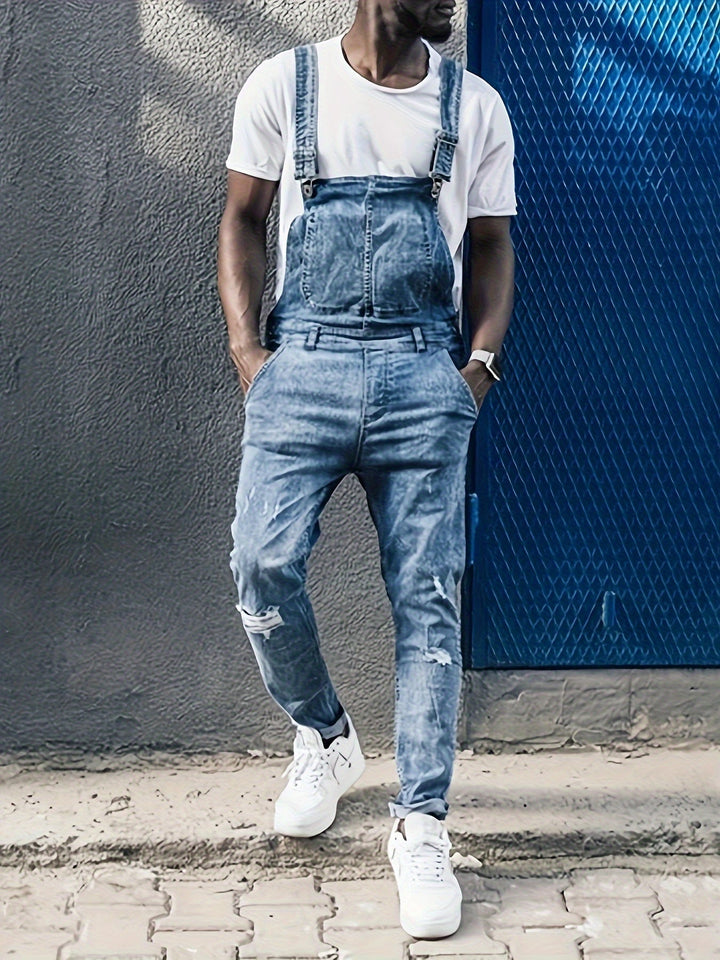 Herren-Denim-Overall