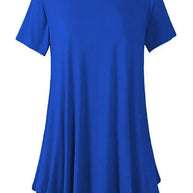 WW | Sommerliches Loose Fit T-shirt Mit Kurzen Ärmeln
