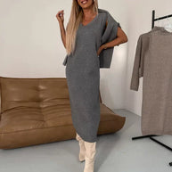 WW | Stretchkleid Mit Passendem Pullover