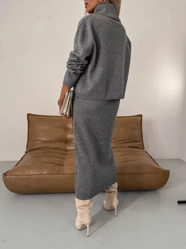 WW | Stretchkleid Mit Passendem Pullover