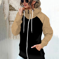Casual und weiche Kapuzenjacke