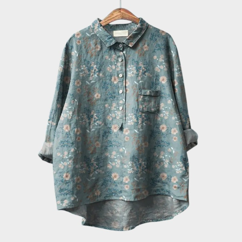 WW | Weiche Bluse mit fließendem Schnitt