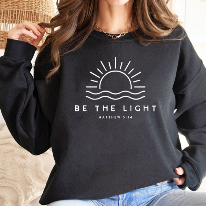 W&W Mode | Stijlvolle Sweater "Be The Light" - Modischer pullover