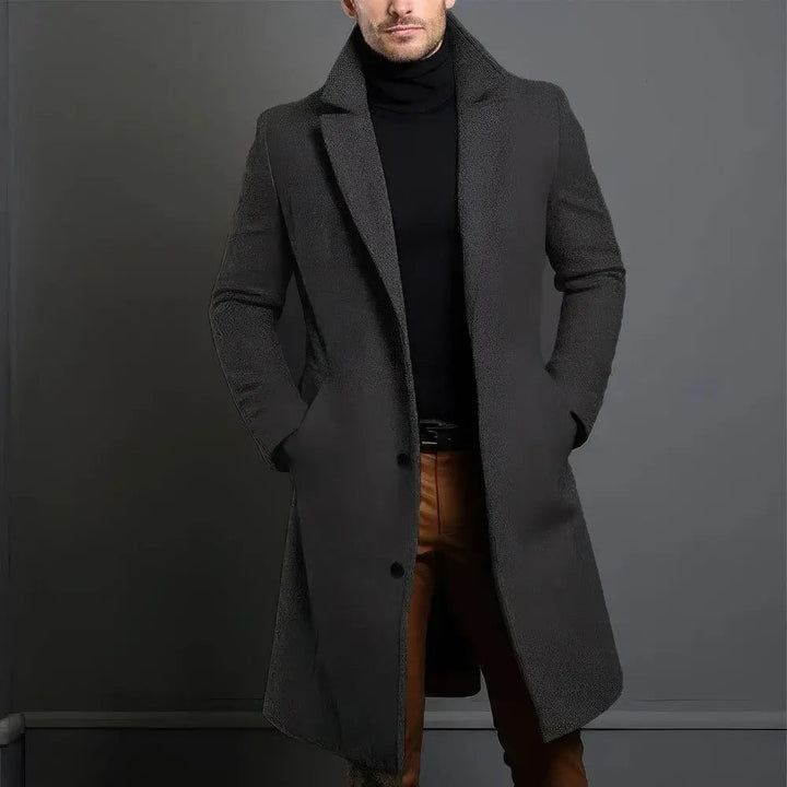 W&W Mode | Luxus Herren Trenchcoat Merino Stil