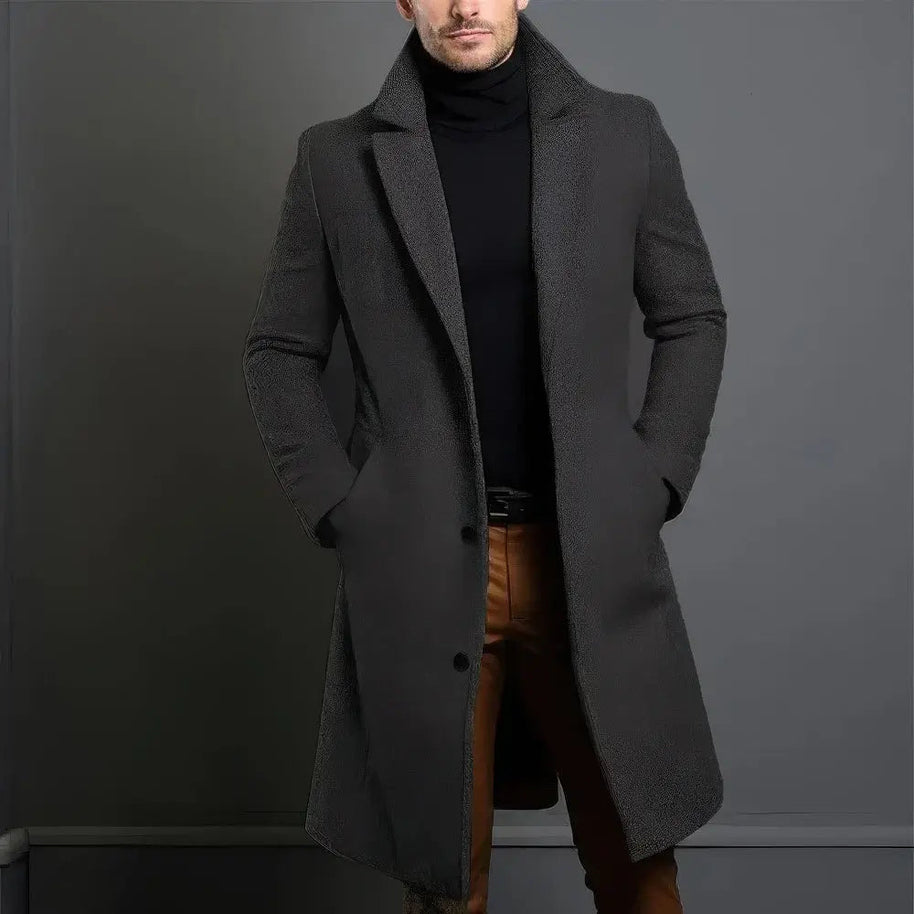 WW | Luxus Herren Trenchcoat Merino Stil